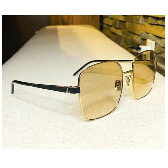 NWT Saint Laurent SLM75 - 005 Square Sunglasses - Picture 1 of 9